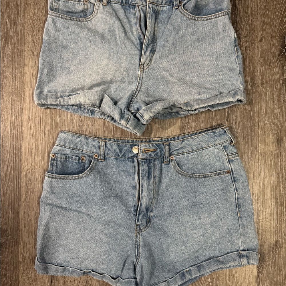 Forever 21 Light Blue Jean Shorts